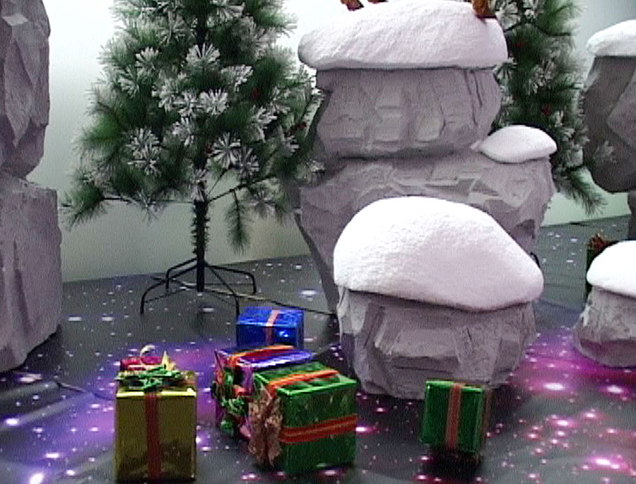 萬科圣誕節氛圍營造-萬科總部布置開始4