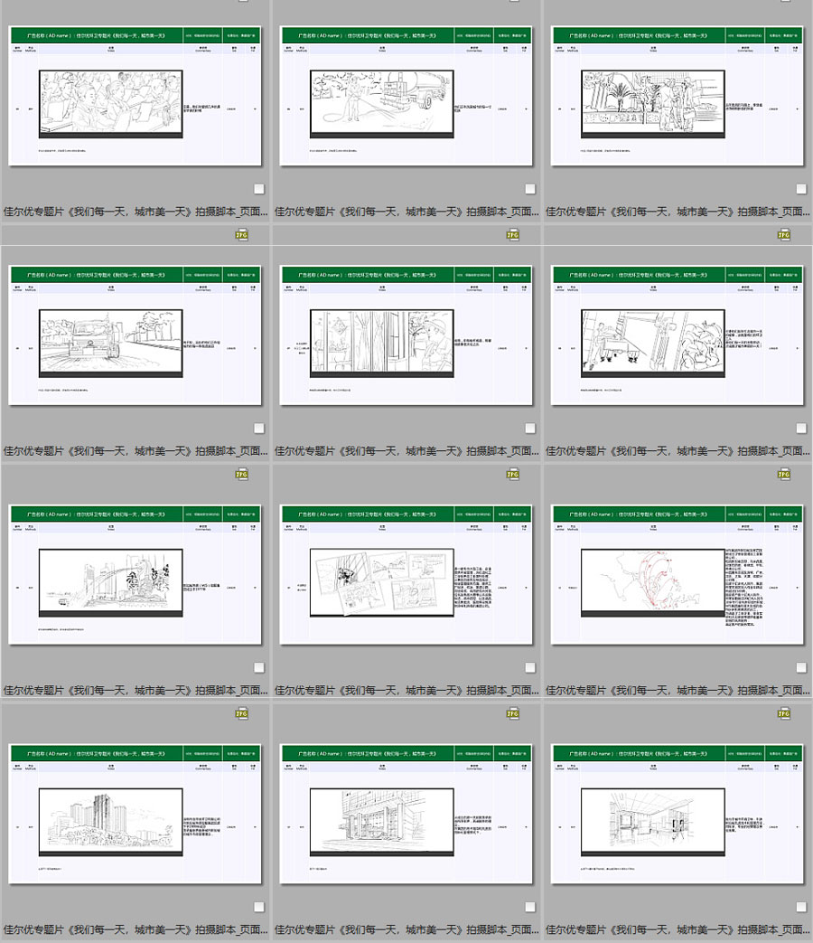 佳爾優(yōu)專題片《我們每一天，城市美一天》拍攝腳本08